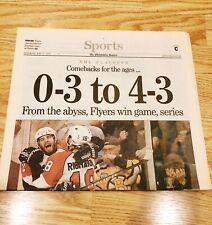 ULTRA RARE 5/15/2010 Philadelphia Flyers Inquirer Sports 