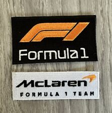 2 Pack Ultimate F1 Patch combo  MC LAREN FORMULA ONE F1 RACING Iron-on PATCHES picture