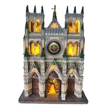 🚨 Lemax Village Collection St. Patrick's Cathedral Lighted Hanging Façade 95916 picture