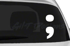 Semicolon Choose to Keep Going #1 Decal Vinyl Sticker, Awareness, Depression picture