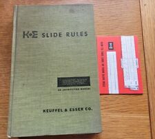 K+E Slide Rules: An Instruction Manual for Deci-Lon  1962  Vintage  SLIDE RULES picture