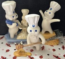 Lot of 3 Pillsbury Doughboy Ceramic Figurines/Figures (Butter, Cheese, Honey) picture