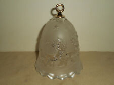 MIKASA Frosted Crystal Christmas Bell O' Silent Night 5 1/4