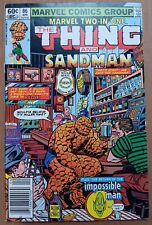 Marvel Two-In-One #86 1982 newsstand origin of Sandman picture