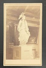 STATUE OF FREEDOM U.S. CAPITAL WASHINGTON D.C. 1862 CDV PHOTO by BELL & BROTHER picture