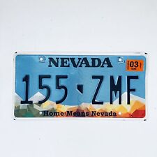 2021 United States Nevada Home Means Nevada Passenger License Plate 155 ZMF picture