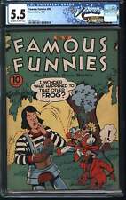 Eastern Color Famous Funnies 98 9/42 FANTAST CGC 5.5 Off White to White Pages picture
