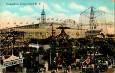 Steeplechase Park, Coney Island, New York postcard picture