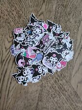 Kuromi Stickers 50 Pcs Hello Kitty Black Sanrio Tumbler New picture