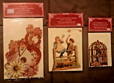 Victorian Greeting Cards w/Envelopes, UNUSED, SEALED, Shackman, Valentine, etc. picture