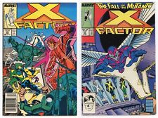 X-Factor #23 & 24 (FN- 5.5) NEWSSTAND 1st full app ARCHANGEL Set Lot 1988 Marvel picture