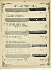 1883 CATALOG PAGE A F SHAPLEIGH HARDWARE. KITCHEN KNIVES   ST. LOUIS MISSOURI picture