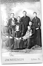 Antique Cabinet Family Photo Lykins, Penn. photo by Jamieson PA picture