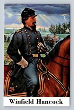 Union Major General, Winfield Scott Hancock, Portrait, Antique Vintage Postcard picture