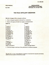 76 Page FM 6-30 Change 1 - April 1980 THE FIELD ARTILLERY OBSERVER on Data CD picture
