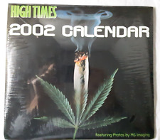 High Times 2002 Calendar 2024  1-893010-09-0 rare MG Imaging 11x12