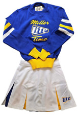 Miller Lite Cheerleader Costume Uniform Small Beer Girl Halloween Cosplay VTG picture
