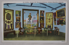 c1956 Western Postcard Art Gallery Buffalo Bill Memorial Museum Cody WY USA picture
