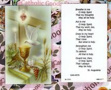 Holy Spirit - Breathe in me O, Holy Spirit, - Laminated Holy Card GAN079 picture