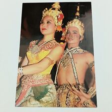THAILAND POSTCARD Thai Dancers Bangkok Posted Stamped  picture
