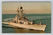 USS Truxtun, Ships, Transportation, Vintage Postcard picture