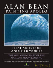 Alan Bean FIRST ARTIST ON ANOTHER WORLD, HAND signed Poster picture