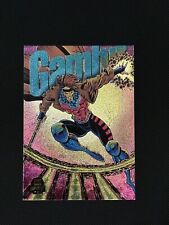 1994 Fleer Marvel Universe Gambit Power Blast Gold #4 Insert picture