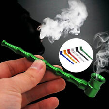 Portable Bamboo Tobacco Smoke Metal Pipe Smoking Herb Tobacco Pipes Adult picture