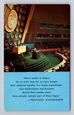 New York City NY-United Nations General Assembly, Antique, Vintage Postcard picture