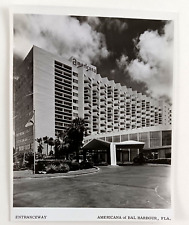 1970s Bal Harbour Florida Americana Hotel Vintage Promo Photo Entranceway FL picture