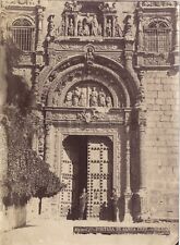 Portada de Santa Cruz Toledo Spain Photo Casiano Alguacil Vintage Albumin  picture