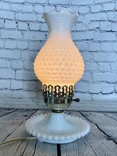 Vintage Hobnail White Milk Glass Lamp Electric Works picture