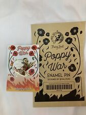 Fairyloot Book Box Poppy War Enamel Lapel Pin bow and arrow NEW picture