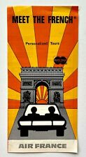 1973 Meet The French Tours Vintage Travel Brochure Air France Tourist Rates picture
