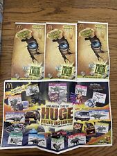 McDonald’s Dinosaur Hatch Match Win Promotional Sheets Papers Brochures Lot Of 4 picture
