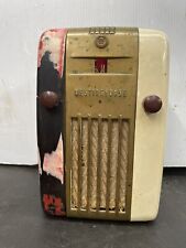 Westinghouse H-126 White Little Jewel Refrigerator Vintage Radio As Is picture