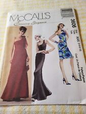 Sewing Pattern Mccalls 3606 Evening Elegance Dress SZ 4,6,8,10 Factory Folded picture