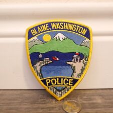 WASHINGTON WA BLAINE POLICE NICE SHOULDER PATCH SHERIFF picture