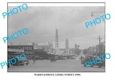LARGE PHOTO OF OLD WARRNAMBOOL LIEBIG STREET 1950s VIC picture