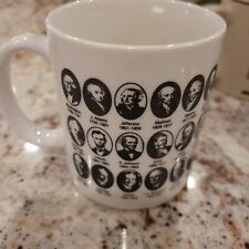 Vintage USA Presidents Portrait Mug Up To Bill Clinton 1993 picture