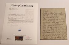 James Montgomery Flagg Uncle Sam Artist PSA DNA Signed Letter Autograph Auto picture