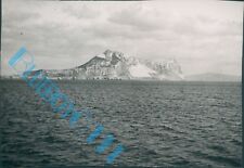 the rock of Gibraltar As Seem From The S.S Orontes 1938 3.5 x 2.5 inch  picture