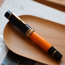 US MAJOHN P139 Fountain Pen Copper Piston EF/F/M Nib Business Office Pen Gift picture