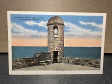 Old Watch Tower Fort Marion, St. Augustine FLA, 1915 USA Unposted Postcard picture