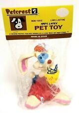 1987 Who Framed Roger Rabbit Squeaky Dog Pet Chew Toy Petcrest - NEW Sealed NOS picture
