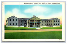 Bachelor Officers Quarters, U.S. Naval Air Station Ottumwa Iowa IA Postcard picture