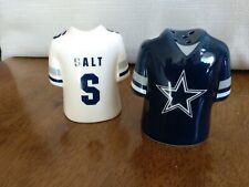 Dallas Cowboys Jersey Ceramic Salt & Pepper Shakers 3 inches picture