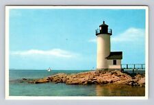 Annisquam MA-Massachusetts, Annisquam Light House, Ipswich Bay Vintage Postcard picture