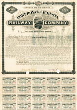 Port Royal and Augusta Railway - Bond - Railroad Bonds picture