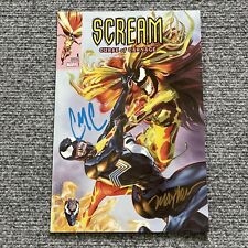 SCREAM: CURSE OF CARNAGE 1 Variant Cover Double Signed Mayhew Chapman Autograph picture